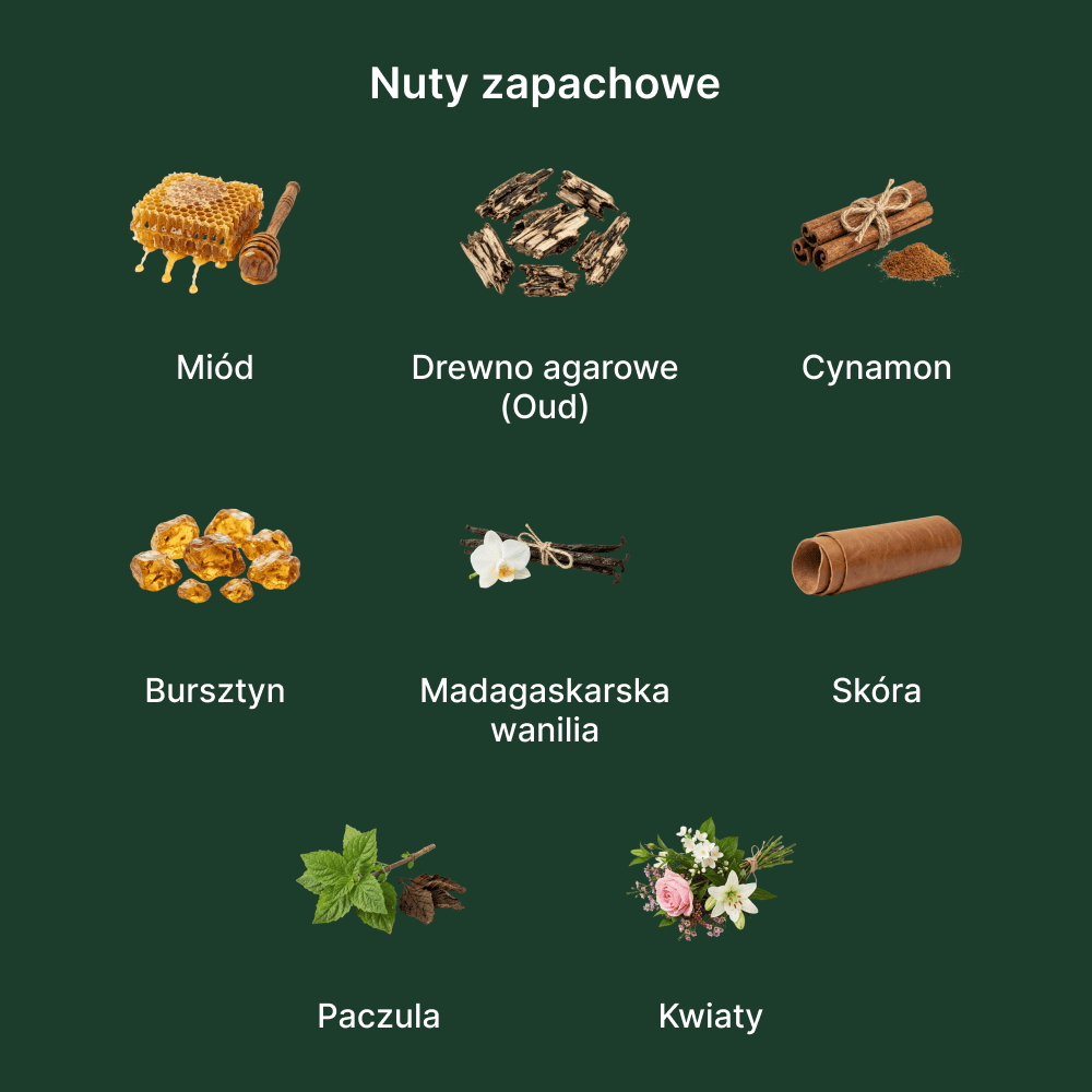 Montale Honey Aoud EDP - nuty zapachowe: głowy, serca i bazy