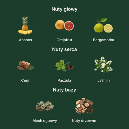 Nishane Hacivat Extrait de Parfum - nuty zapachowe: głowy, serca i bazy